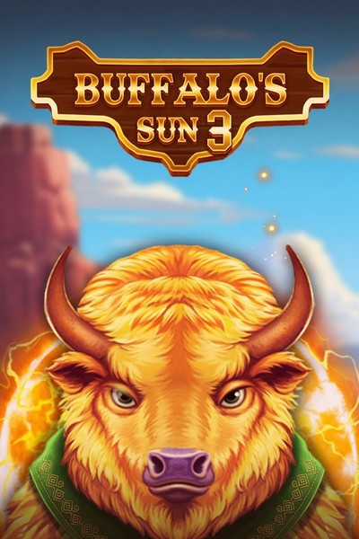 Naslovnica slota Buffalo's Sun 3 u lobiju Betrepublic Casina