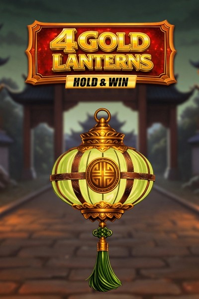 Naslovnica slota 4 Gold Lanterns Hold & Win u lobiju Cleobetra Casina